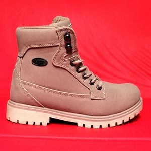 Lugz Chukka 5 Eyelets Blush Rose Earthtone Pink Women's Boots size 5.5